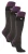 Heat Holders – 3 paar kniehoge skisokken voor dames – Houtskool / Paars