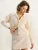 Bianco Lucci Gebreid vest  natuurwit