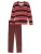 SCHIESSER Pyjama  pink / bloedrood / bourgogne