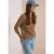 3/4-mouw shirt van corduroy met boothals