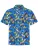 Hawaiihemdshop.de Overhemd ‘Hawaiihemd “Flower Parrots (blue)”‘  blauw