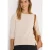Cecil Dames Zacht shirt met lange mouwen in Beige