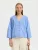 SELECTED Blouse  azuur / wit