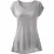 Relaxte top met korte mouwen en asymmetrische zoom – moeiteloze stijl en comfort voor elke dag.