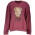 Luipaardprint Sweatshirt met Ronde Hals