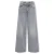 KIDS ONLY GIRL high waist wide leg jeans grey denim