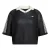ADIDAS ORIGINALS Top ‘KNITTED CROCHET’  zwart / wit