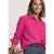 Corduroy blouse met lange mouwen en knopen