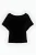 Losse Fit Bootkraag T-Shirt