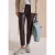 Legging met leerlook