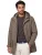 BOSS Black winterjas H-Detoni khaki dubbele borstzak