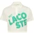 Lacoste Kort poloshirt met opdruk voor dames (Wit)