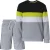 MINOTI Set  grijs / limoen / zwart / wit