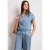 Street One Dames Jumpsuit Wide Legs in een gewassen look in Blauw