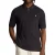 Lyle & Scott donker marineblauw poloshirt met getextureerde strepen