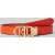 Lauren Ralph Lauren Leren riem met labelapplicatie