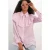 Lange Ontspannen Gestructureerde Shirt