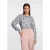 Rich & Royal Printed Blouse With Round Neck Rose Quartz
