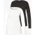 Shirts met lange mouwen en ronde hals, in een set van 2