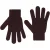 Merinowollen handschoenen Colorful Standard Oxblood Red