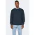 ONLY & SONS katoenen regular fit gebreide trui – donkerblauw