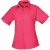 Premier Dames/Dames Popeline Blouse met Korte Mouwen (Heet Roze)