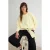 TRENDYOLMİLLA Dames Donkerblauw Effen Lang Oversized Sweatshirts