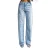 Loose Jeans Middelhoge Taille Katoen Stijf Dames It’s Basic Rhinestone
