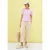 3/4 wide leg mousseline broek