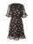 VERO MODA Zomerjurk ‘VMSMILLA’  olijfgroen / oudroze / donkerrood / zwart