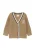 s.Oliver Gebreid vest  beige gemêleerd / zwart / wit