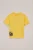 WE Fashion – Jongens T-shirt met print – Regular fit – Geel – Katoen –