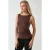 Bootcut Schuin Hals Slim Fit Gebreide Top
