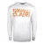 Cavalli Class Fire Logo Ontwerp Wit Sweatshirt