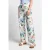 Rich & Royal Printed Linen Pants Sustainable Whisper White