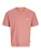 JACK & JONES Shirt ‘JCOAOP CHESTPRINT TEE SS CREW NECK’  koraal