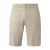 s.Oliver regular bermuda short met linnen beige