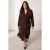 Trendyol Curve Dames Bruin Effen Lang Regular fit Grote maten Blazers
