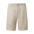 s.Oliver BLACK LABEL linnen regular fit korte broek – ecru