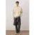 TRENDYOL MAN Heren Grijs Slogan Lang Oversized Sweatshirts
