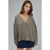 V-hals Lange Mouw Blouse