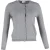 RED Valentino vest met knoopsluiting in grijze wol