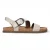 Blowfish Malibu Dames Cloud Zilveren Voetbed Rem Platte Sandals – Lance