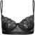 PINKO Regan Reggiseno Pizzo Indemagliato Jacquard C/logo Black