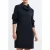 French Connection Babysoft Ribbed Dress Black