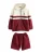 Next Joggingpak  ecru / bourgogne