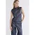 Summum Woman Top Glitter Royal Blue