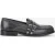 The Kooples Leather Moccasins With A Disturbed Effect Black