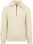 Armor-Lux Camionneur Half Zip Trui Wol Ecru