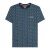 Lambretta Heren SS25 Geometrisch T-shirt (Marine/Basil)